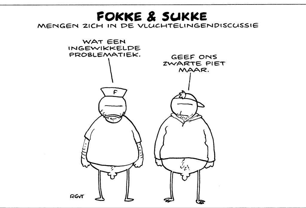 Fokke en Sukke 2015 - nuance ver te zoeken in maatschappelijk debat